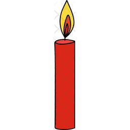 Christmas candle  Icon