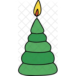 Christmas candle  Icon