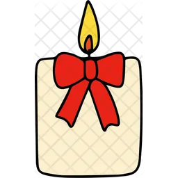 Christmas candle  Icon