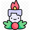 Christmas Candle  Icon