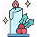 Christmas candle  Icon