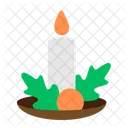 Christmas candle  Icon