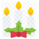Christmas Candles Candles Burning Candles Icon