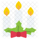 Christmas Candles Candles Burning Candles Icon