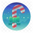 Candy Cane Christmas Icon