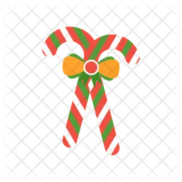 Christmas candy canes  Icon