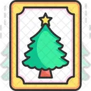 Christmas Card Christmas Tree Greeting Card Icon