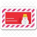 Christmas Card  Icon