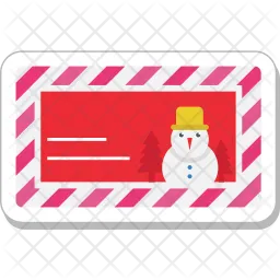 Christmas Card  Icon