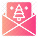 Christmas Card Envelope Letter Icon