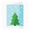 Christmas Card  Icon