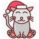 Christmas Cat Cat Santas Pet Symbol