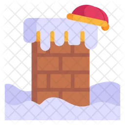 Christmas Chimney  Icon