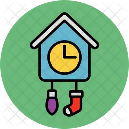 Christmas clock  Icon