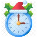Christmas Clock Clock Watch Icon