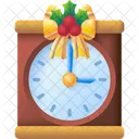 Christmas Clock Clock Watch Icon