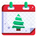 Christmas Day Calendar Appointment Icon