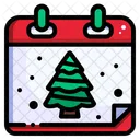 Christmas Day Calendar Appointment Icon