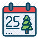 Christmas Day Calendar Icon