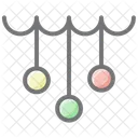Christmas Decorations Festive Adornments Yuletide Embellishments Icon