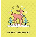 Christmas Deer  Icon