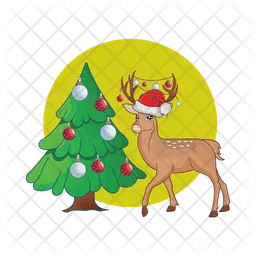 Christmas deer  Icon