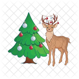 Christmas deer  Icon