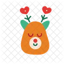 Deer Christmas Holidays Icon