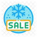 Winter Christmas Sale Icon