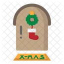 Christmas Door  Icon