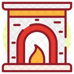 Christmas Fireplace  Icon