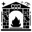 Christmas Fireplace  Icon