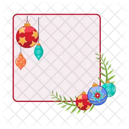 Christmas frame  Icon