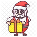 Santa Claus Santa Gift Christmas Icon