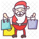 Santa Claus Santa Gifts Christmas Icon