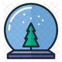 Christmas Glass Ball Christmas Tree Tree Icon