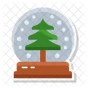 Christmas Globe Snow Globe Festive Snowdome Icon