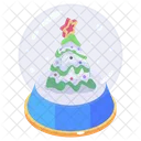 Christmas Globe Snow Dome Snow Globe Icon