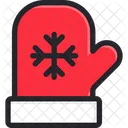 Christmas Glove Santa Claus Icon