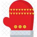 Christmas Gloves Winter Icon