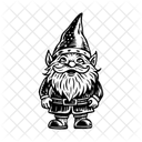 Christmas Gnome Dwarf Fantasy Icon