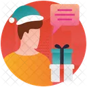 Christmas Gossip Discussion Party Gossip Icon