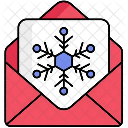 Christmas Greeting Card  Icon