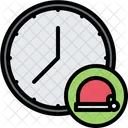 Christmas Hat Clock  Icon