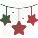 Decoration Stars Christmas Icon