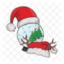 Christmas Hat Santa Hat Beanie Icon