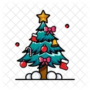 Christmas Tree Holiday Icon