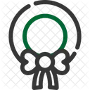 Christmas Wreath Holiday Icon