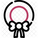Christmas Wreath Holiday Icon