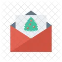 Invitation Christmas Email Icon